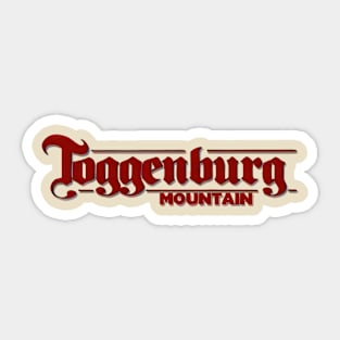 Toggenbrug Mountain Sticker